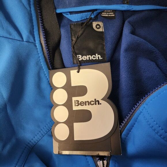 Bench Performance Quick Dry Full Zip Mens Windbreaker Technical Streetwear - Picture 5 of 9